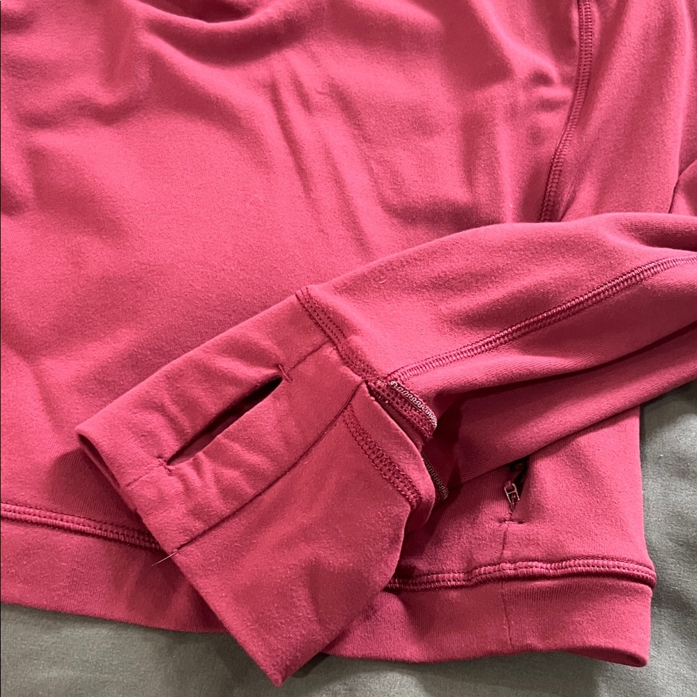 Lululemon Its Rulu Run Cropped Half-Zip size 8 - Picture 4 of 6